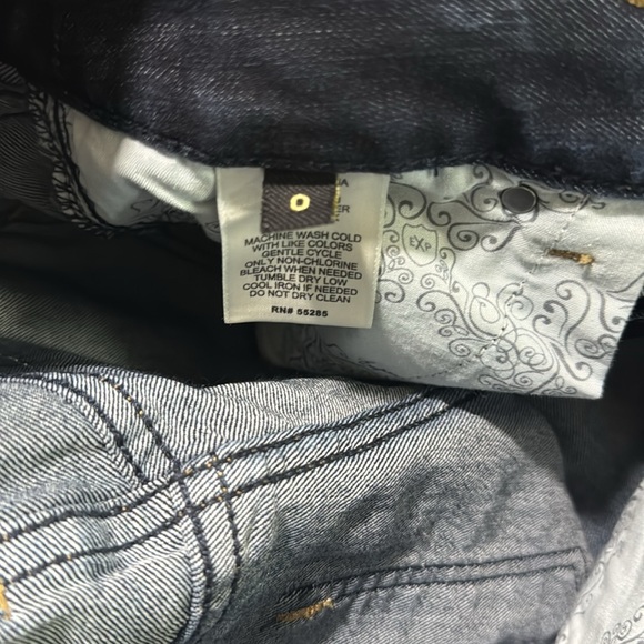 Express jeans flare bell bottom size 0 - Picture 4 of 7